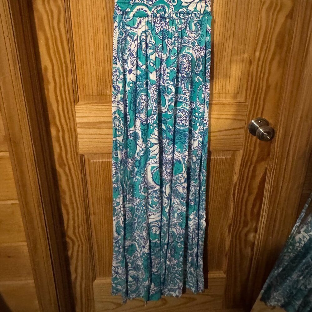Lilly Pulitzer Holbrook Maxi Dress in Montauk Seafoam Green